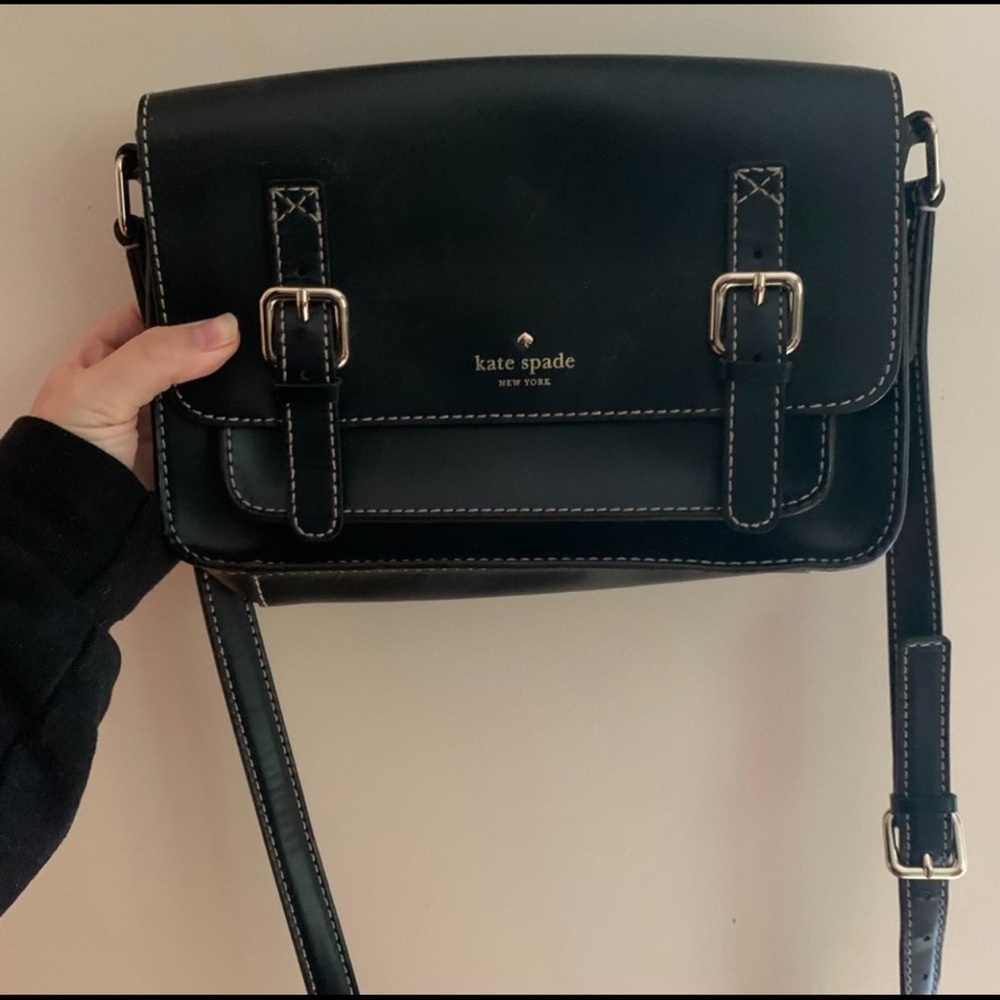 Black Kate Spade crossbody. Gently used.